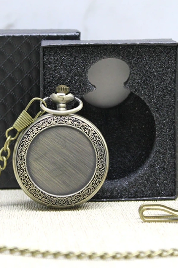 Özel Kutulu Baskıya Uygun Antik Köstekli Saat