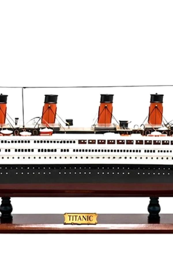 Özel Tasarım Ahşap Işıklı Titanik Gemi - Model 2