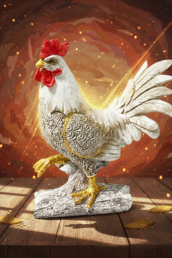 Özel Tasarım Polyester Horoz Figürü