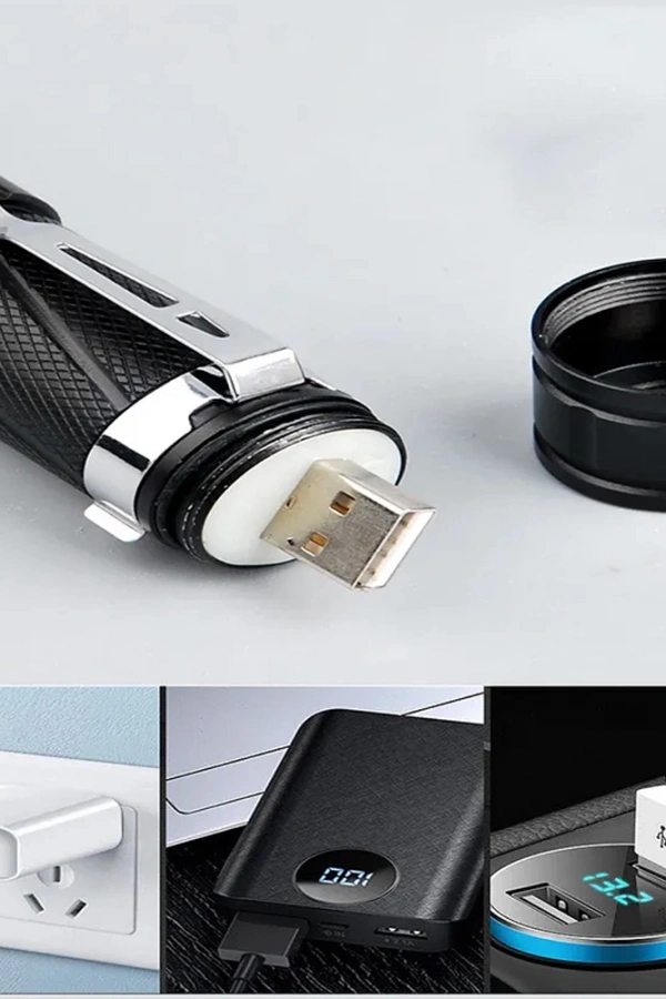 P50 Led Şarjli Mıknatıslı Usb El Feneri Wt-622