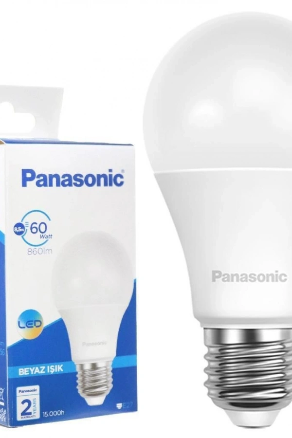 Panasonic Led Ampul 8,5 Watt Beyaz Renk E27  Duy