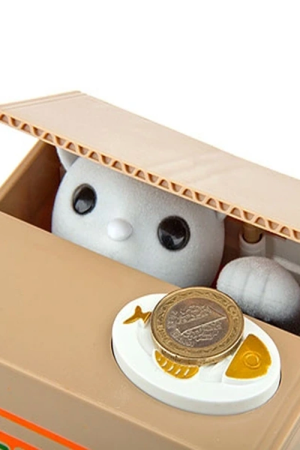 Para Çalan Hırsız Kedi Kumbara