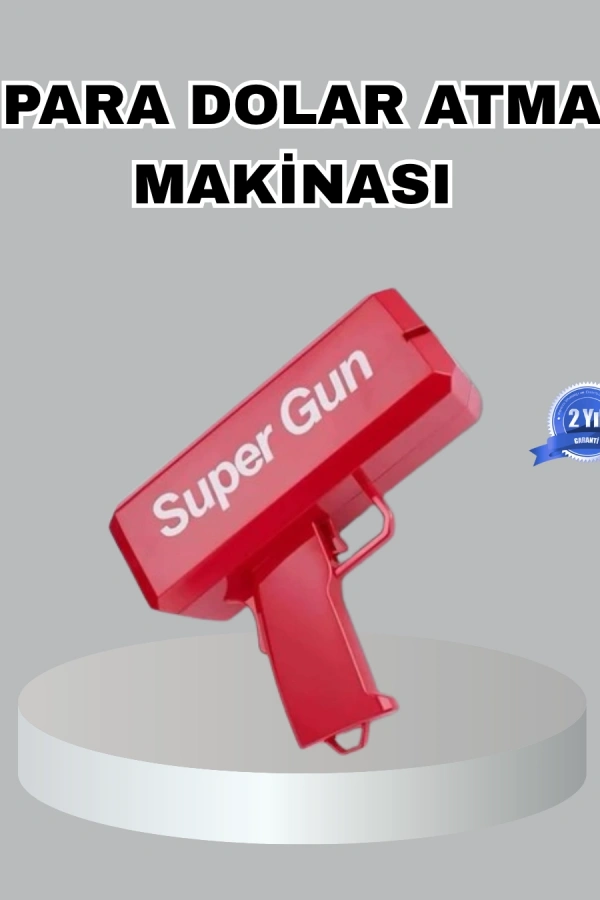 Para Saçma Makinesi Kırmızı Model 100’lü Para Hediyeli