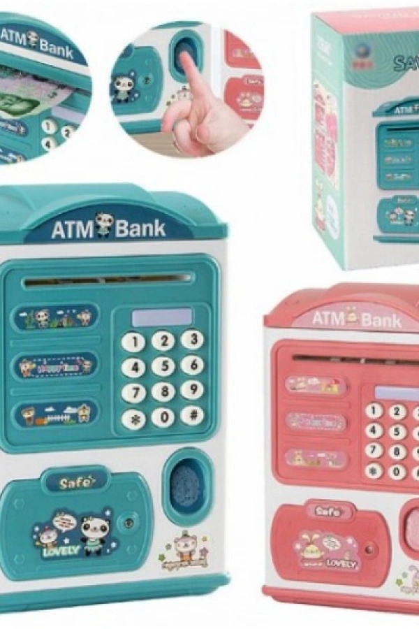 Parmak İzi ve Şifreli Elektronik ATM Kumbara