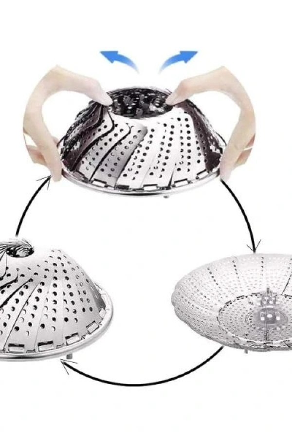 Paslanmaz Çelik Buharda Pişirme Sepeti