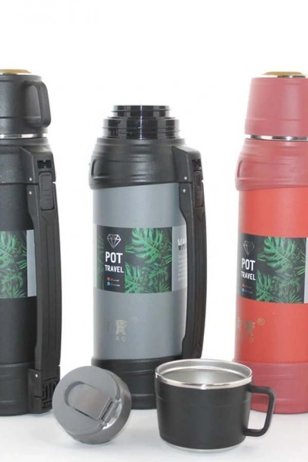 Paslanmaz Çelik Çift Katmanlı Termos 1.2 Lt Model 1