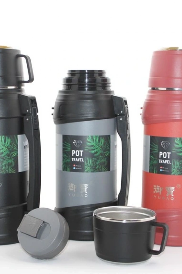 Paslanmaz Çelik Çift Katmanlı Termos 1.6 Lt