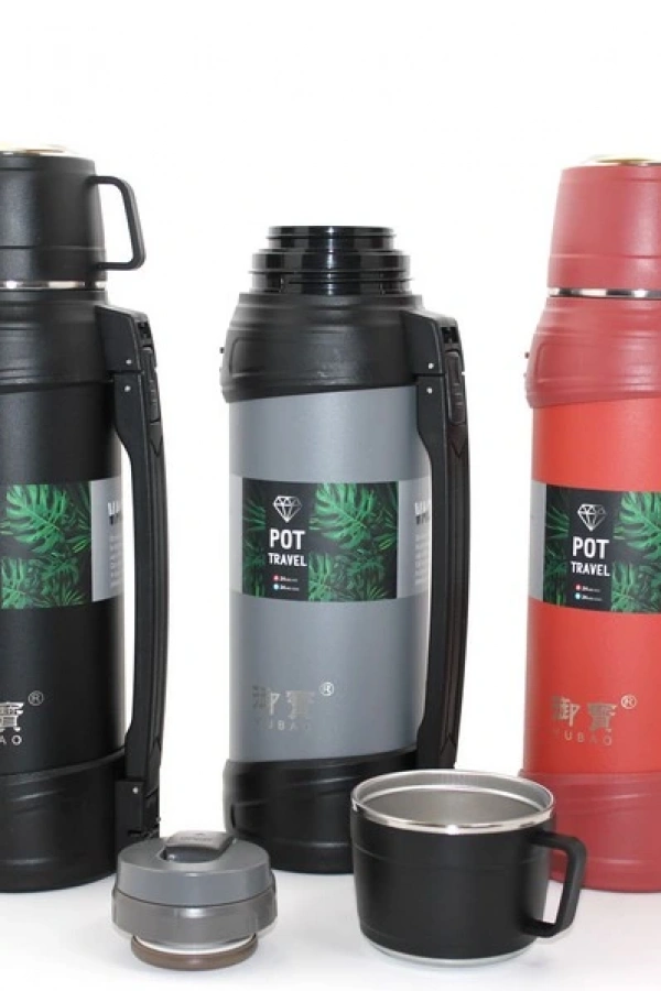 Paslanmaz Çelik Çift Katmanlı Termos 2.0 Lt