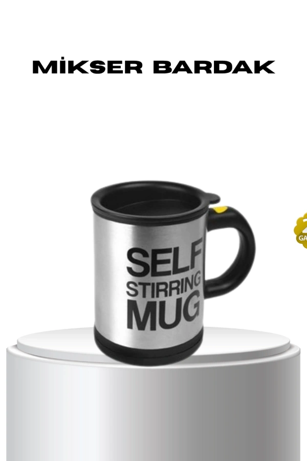 Paslanmaz Çelik Kendi Kendini Karıştıran Akıllı Kupa – Isı Yalıtımlı
