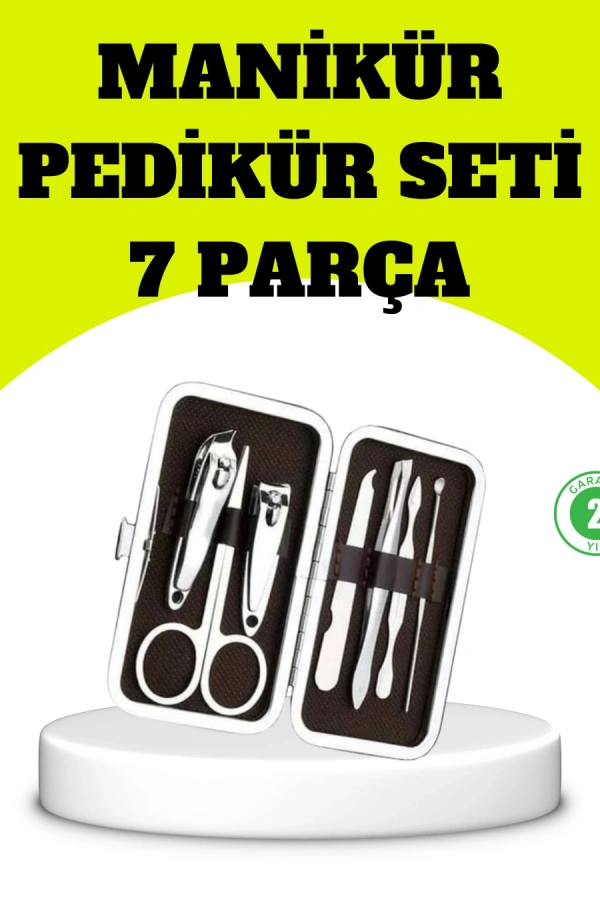 Paslanmaz Çelik Kişisel Bakım Seti – 7 Parça