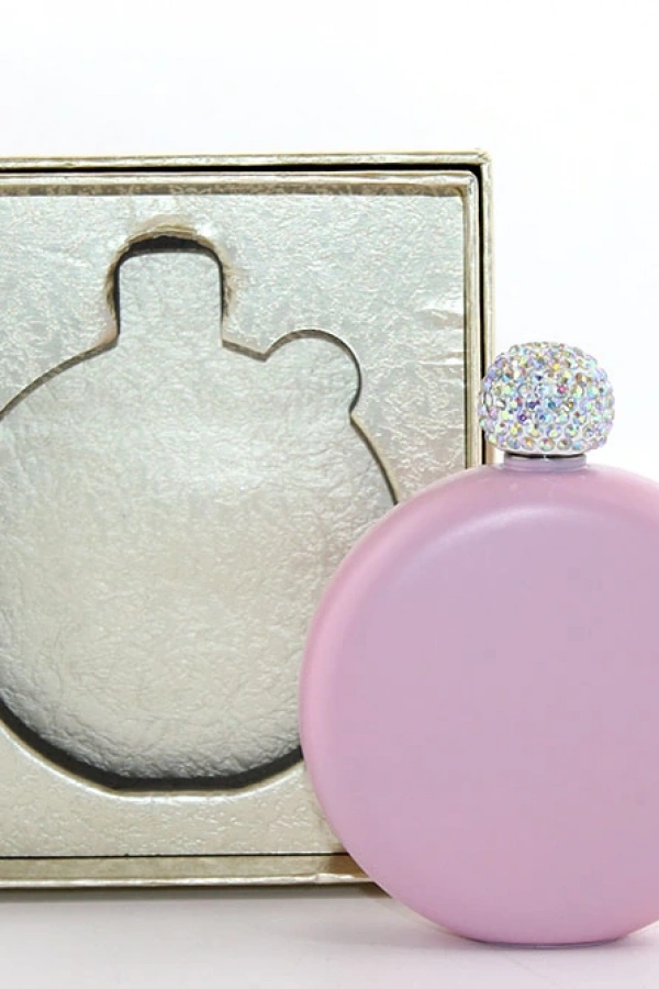 Paslanmaz Çelik Matara 5 Oz Pembe