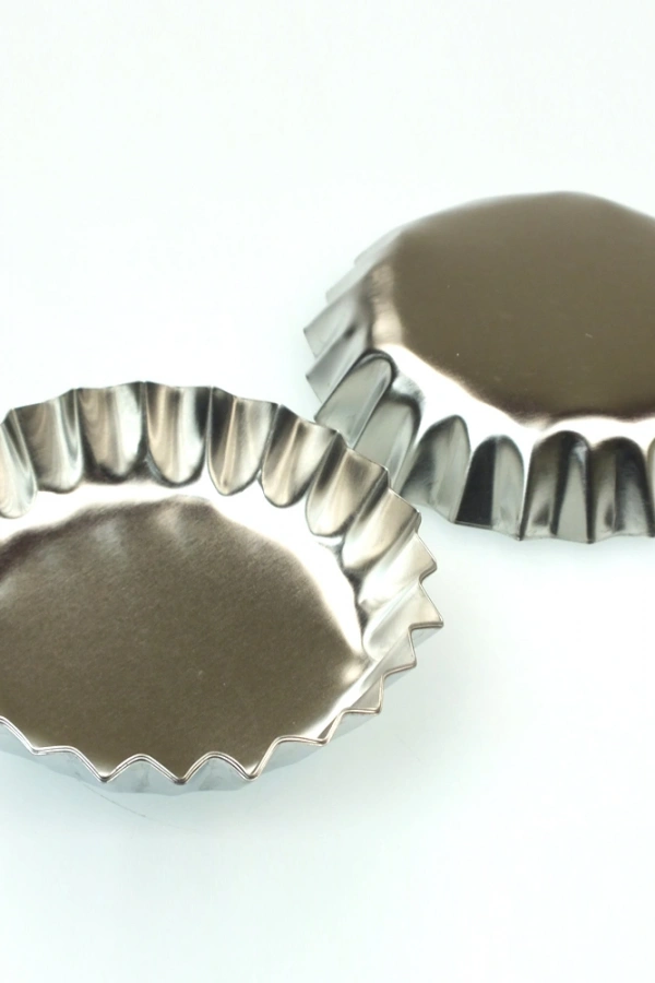 Paslanmaz Çelik Metal Kek Kalıbı - 6 Adet