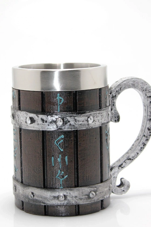 Paslanmaz Çelik Tasarım Kupa Bardak (XL Boyut)