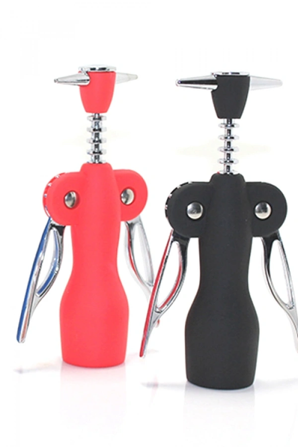 Paslanmaz Çelik Tirbuşon Şarap Açacağı Model 3