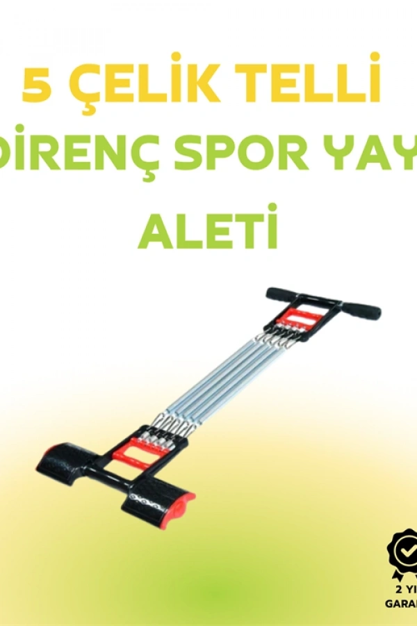 Paslanmaz Çelik Yaylı Çoklu Dirençli Kol ve Gövde Egzersiz Aleti