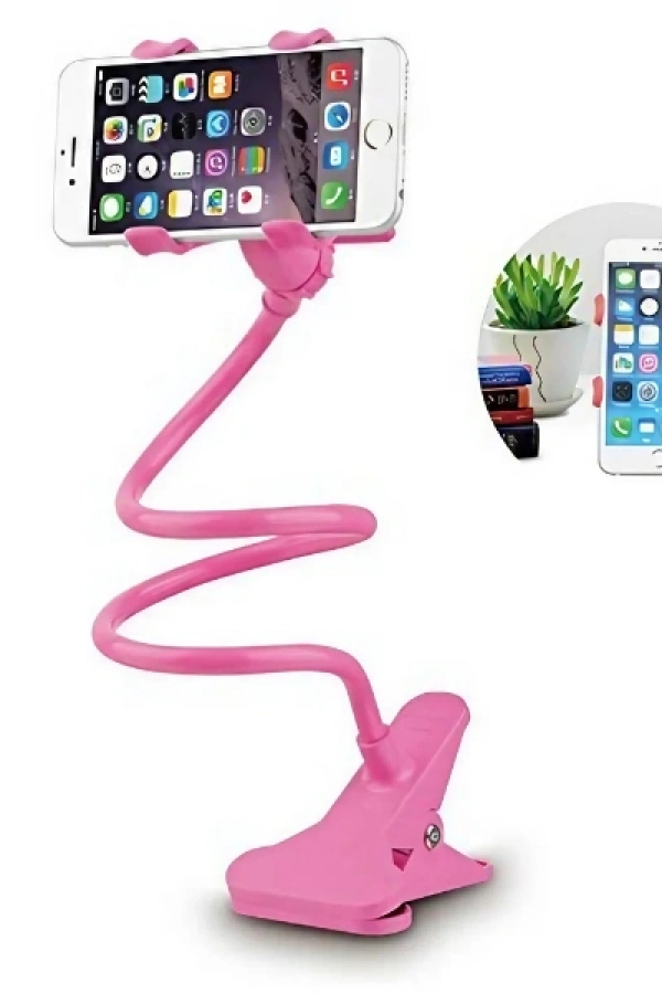 Pembe Renk Akrobat Telefon Tutucu Oynar Başlıklı