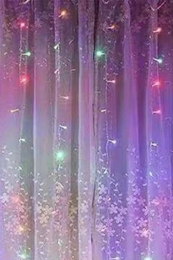 Perde Led  240 Ledli 8 Fonksiyonlu Dekor Lambası RGB