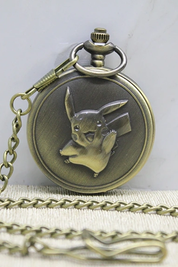 Pikachu Tasarımlı Köstekli Saat