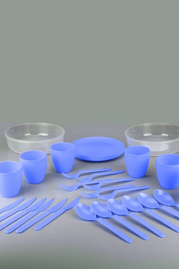 Piknik Seti 6 Kişilik Çantalı 32 Parça