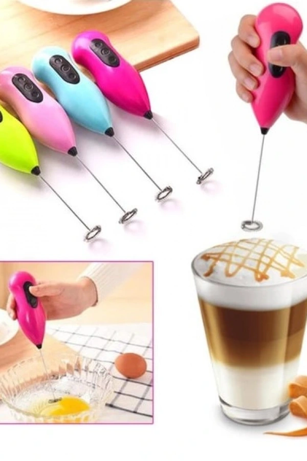 Pilli Süt Köpürtücü ve Yumurta Çırpıcı