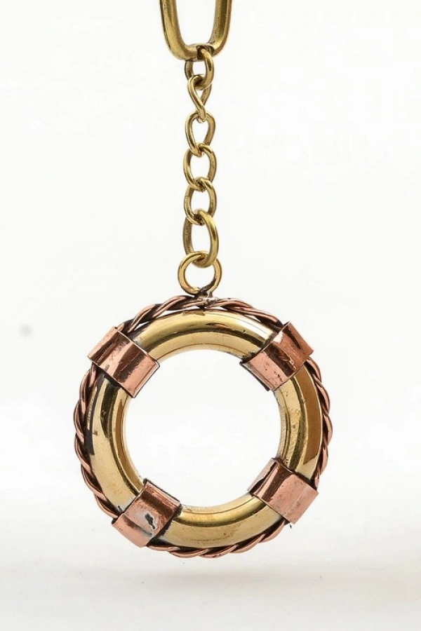 Pirinç Anahtarlık Model 5