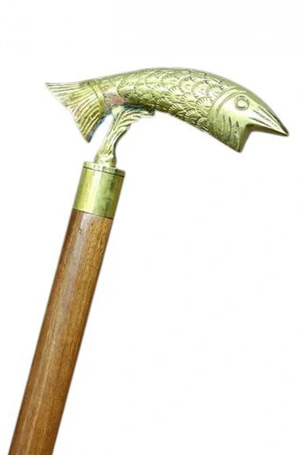 Pirinç Balık Tasarımı Baston