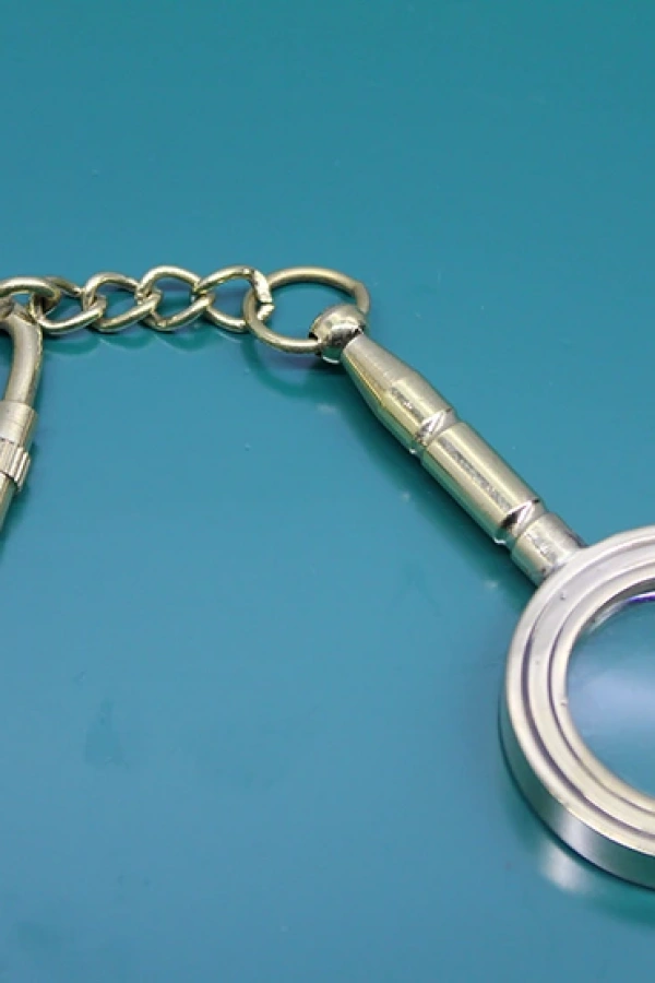 Pirinç Büyüteç Anahtarlık