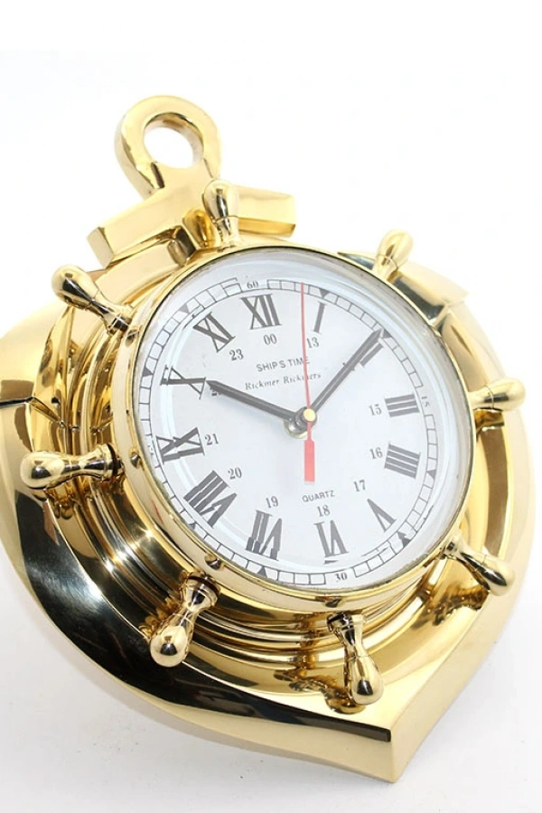 Pirinç Çapa Tasarımlı Dümenli Saat