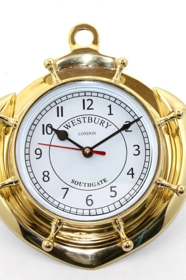 Pirinç Çapalı Duvar Saati