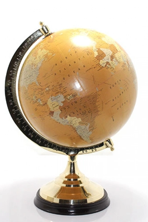 Pirinç Dünya Küre 47 Cm