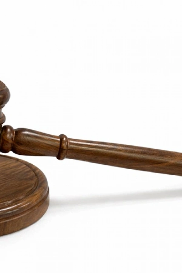 Pirinç İşlemeli Ahşap Hakim Tokmağı