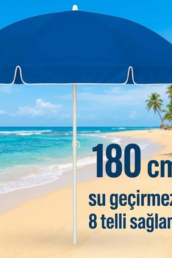 Plaj Şemsiyesi Sabit 180 cm