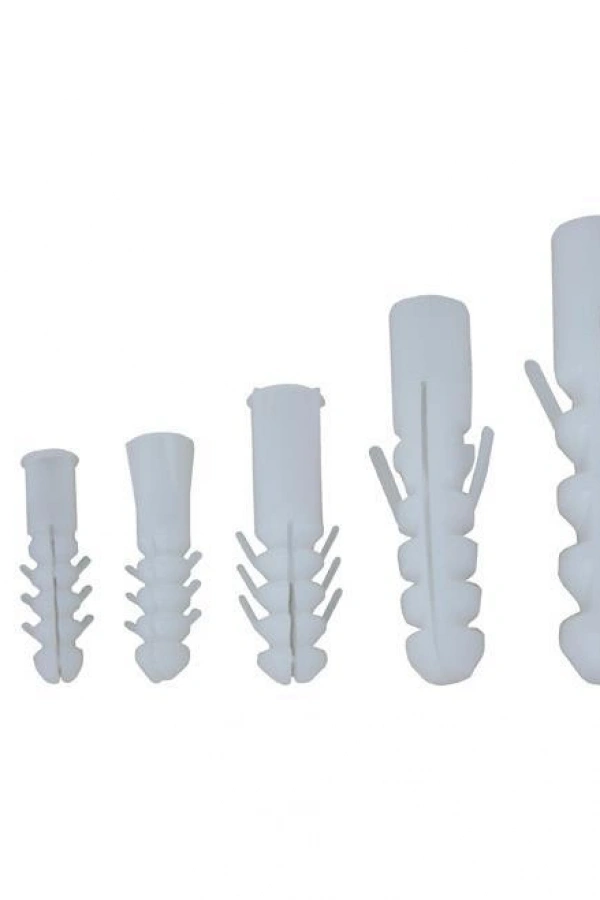 Plastik Dubel Beyaz 6 mm ( 100 Adet )