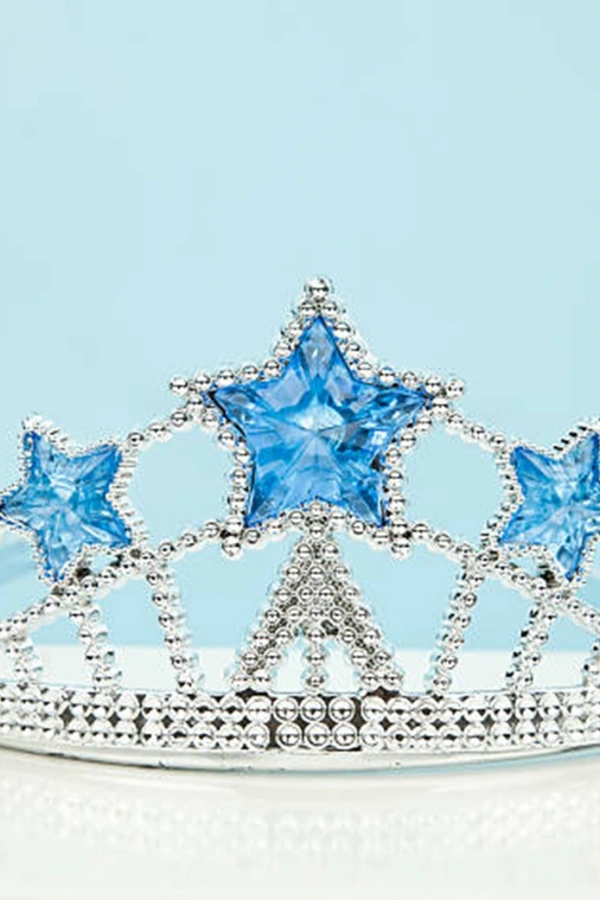 Plastik Kraliçe Prenses Tacı Çocuk Boy