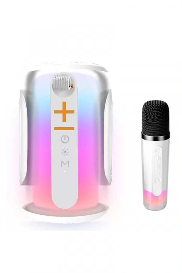Pluse 8 RGB Kablosuz Hoparlör - Beyaz