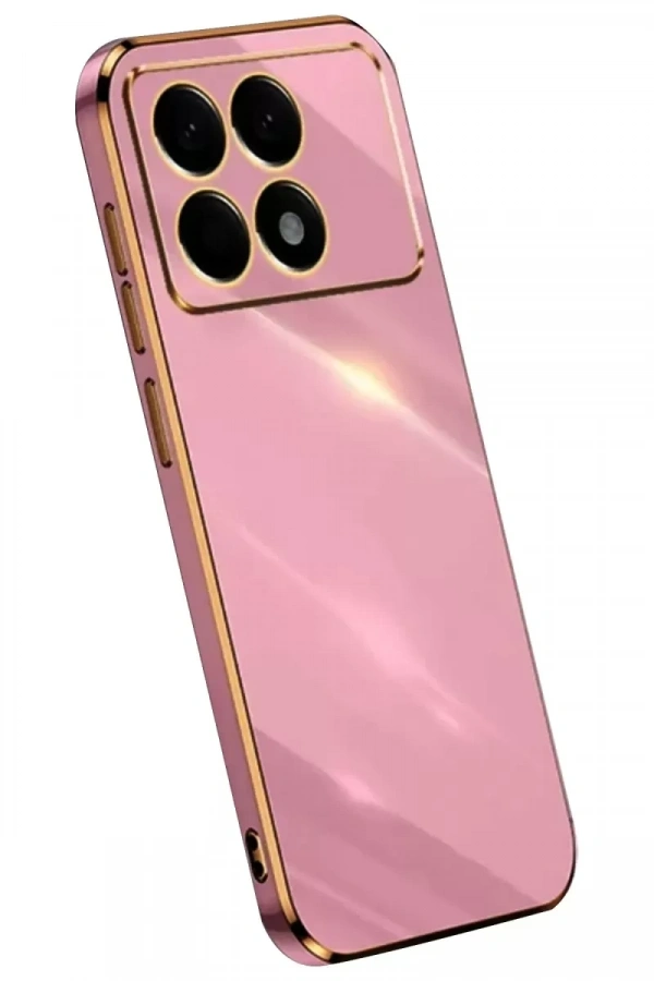 Poco X6 Pro Kılıf Volet Silikon - Mor