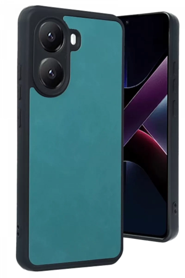 Poco X7 Pro Kılıf Aras Deri Kapak - Açık Yeşil