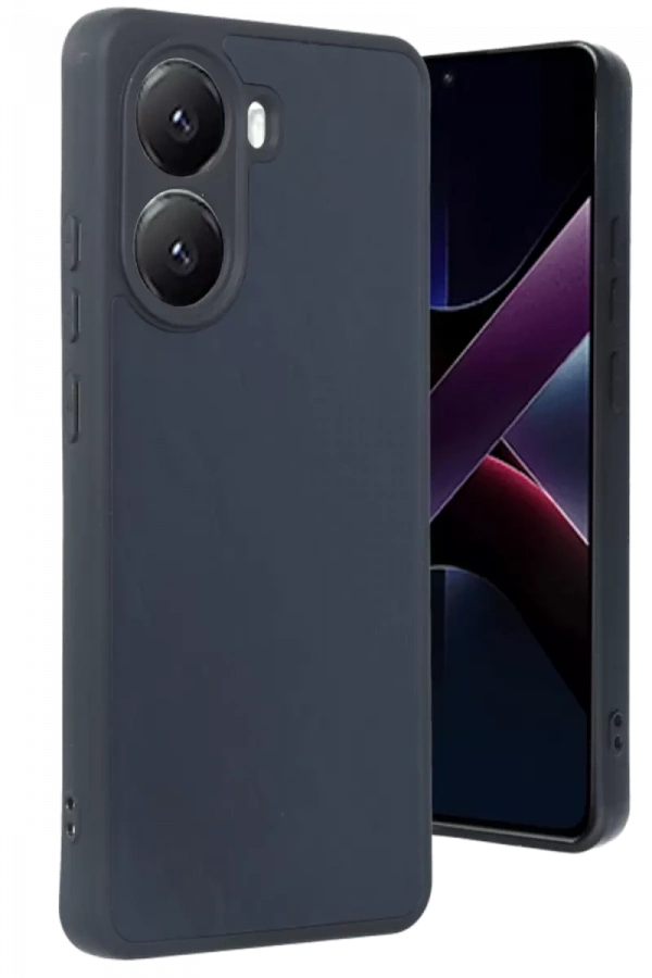Poco X7 Pro Kılıf Aras Deri Kapak - Lacivert