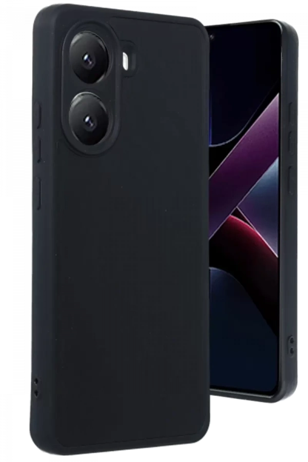 Poco X7 Pro Kılıf Aras Deri Kapak - Siyah