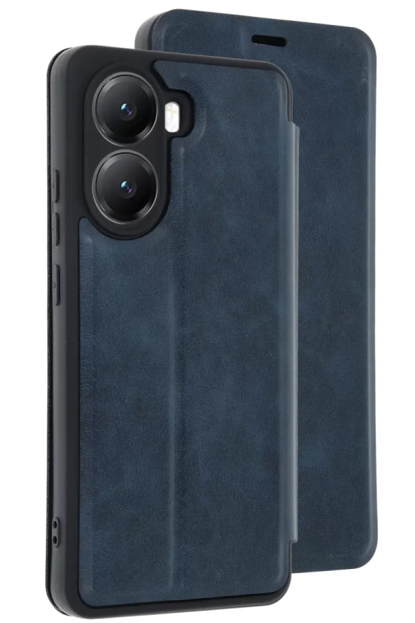 Poco X7 Pro Kılıf Flip Cover - Lacivert