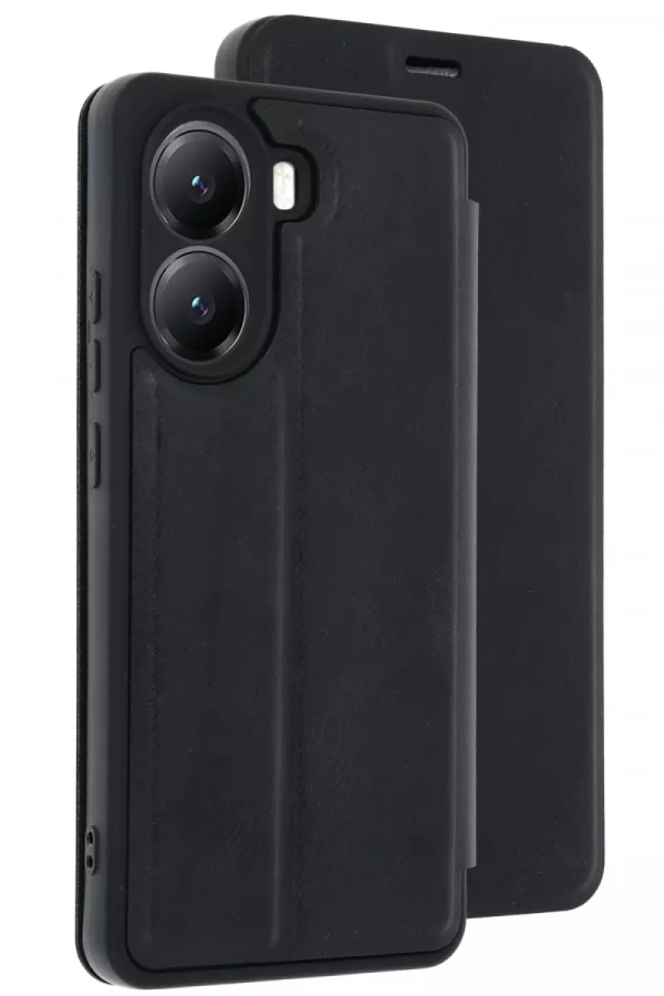 Poco X7 Pro Kılıf Flip Cover - Siyah