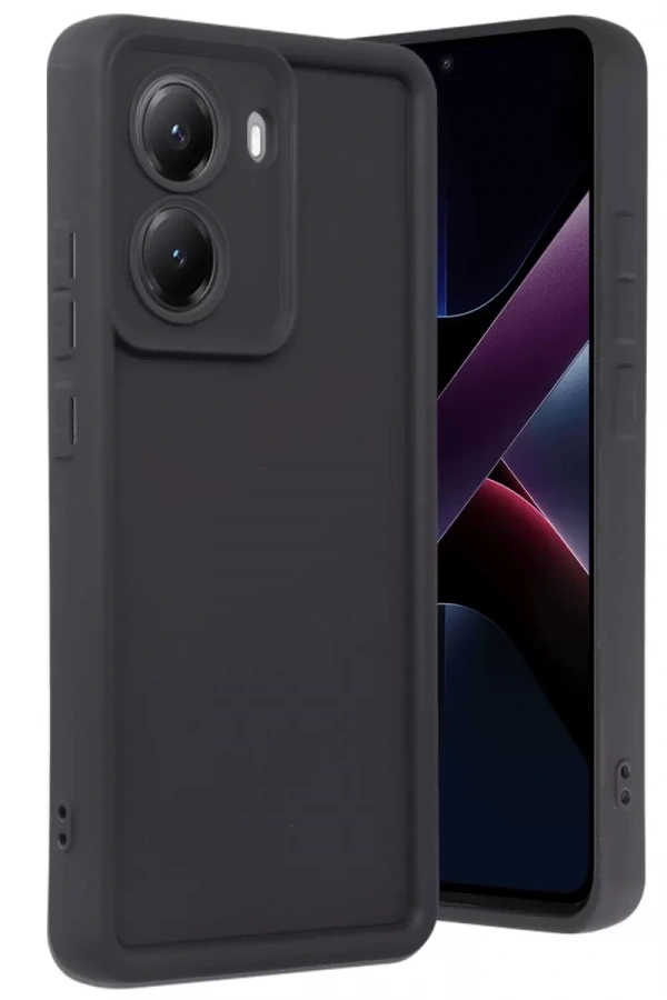 Poco X7 Pro Viera Silikon - Siyah
