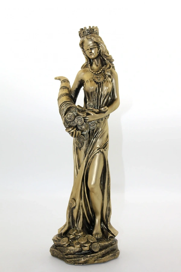 Polyester Bereket Tanrıçası Fortuna Figürü Model 1