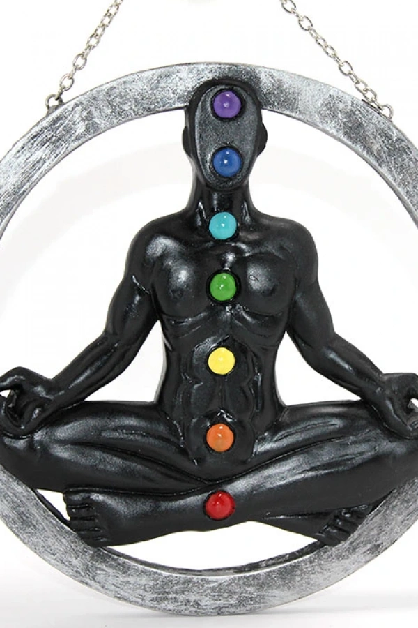 Polyester Duvara Asmalı 7 Chakra Pano