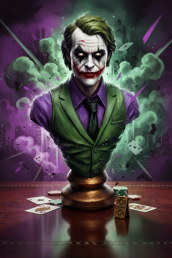 Polyester Joker Figür