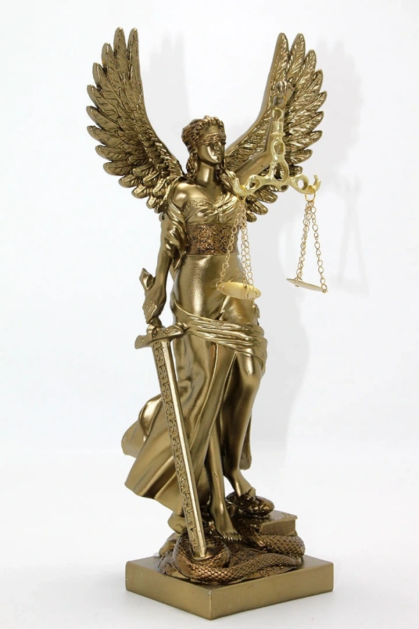 Polyester Kanatlı Adalet Biblosu