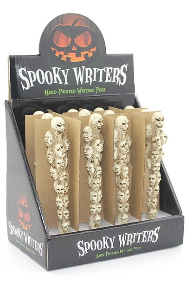 Polyester Kurukafa Tükenmez Kalem Model 2