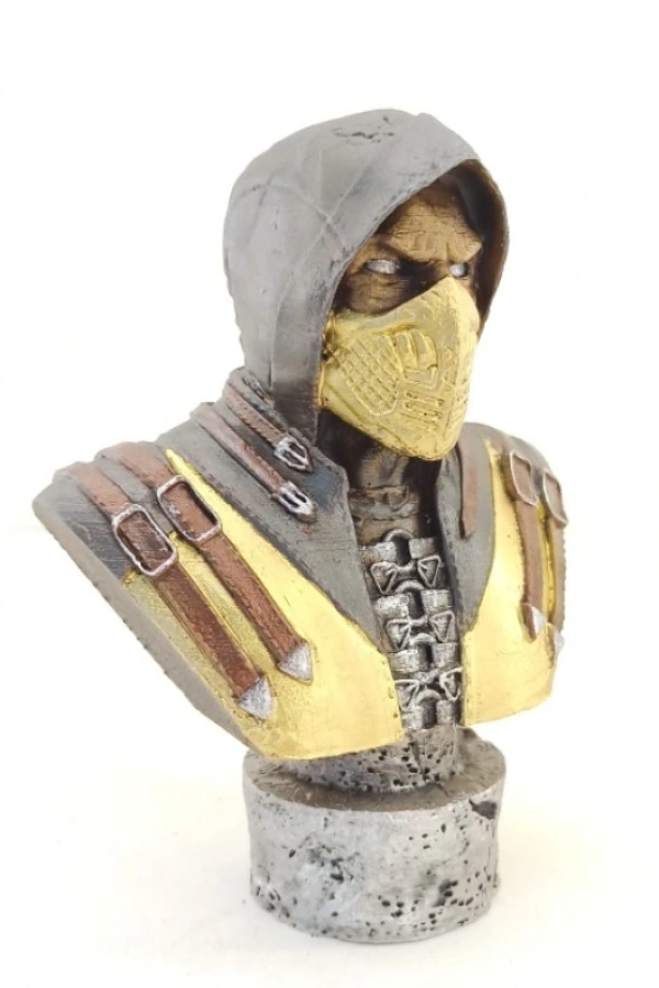 Polyester Scorpion Büst Küçük Boy