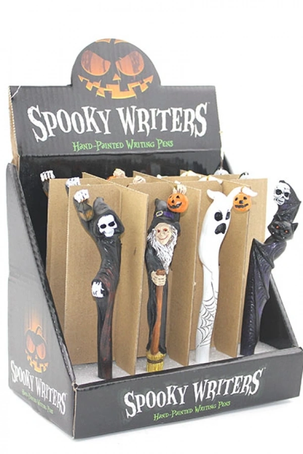 Polyester Tükenmez Kalem Cadılar Bayramı Temalı