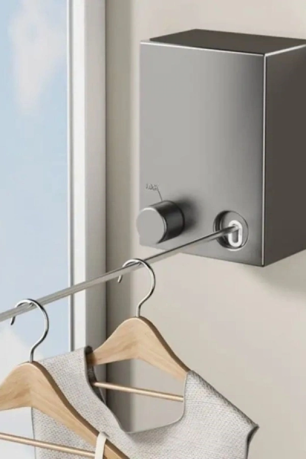 Pratik Geri Çekilebilir Çamaşır İpi